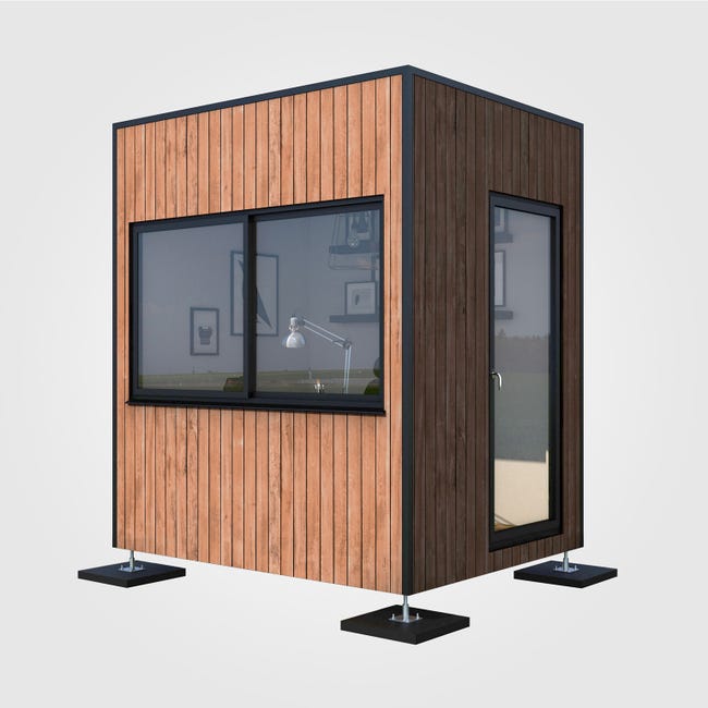 Bureau de jardin bois BOXIMBY en kit, 5 m² | Leroy Merlin